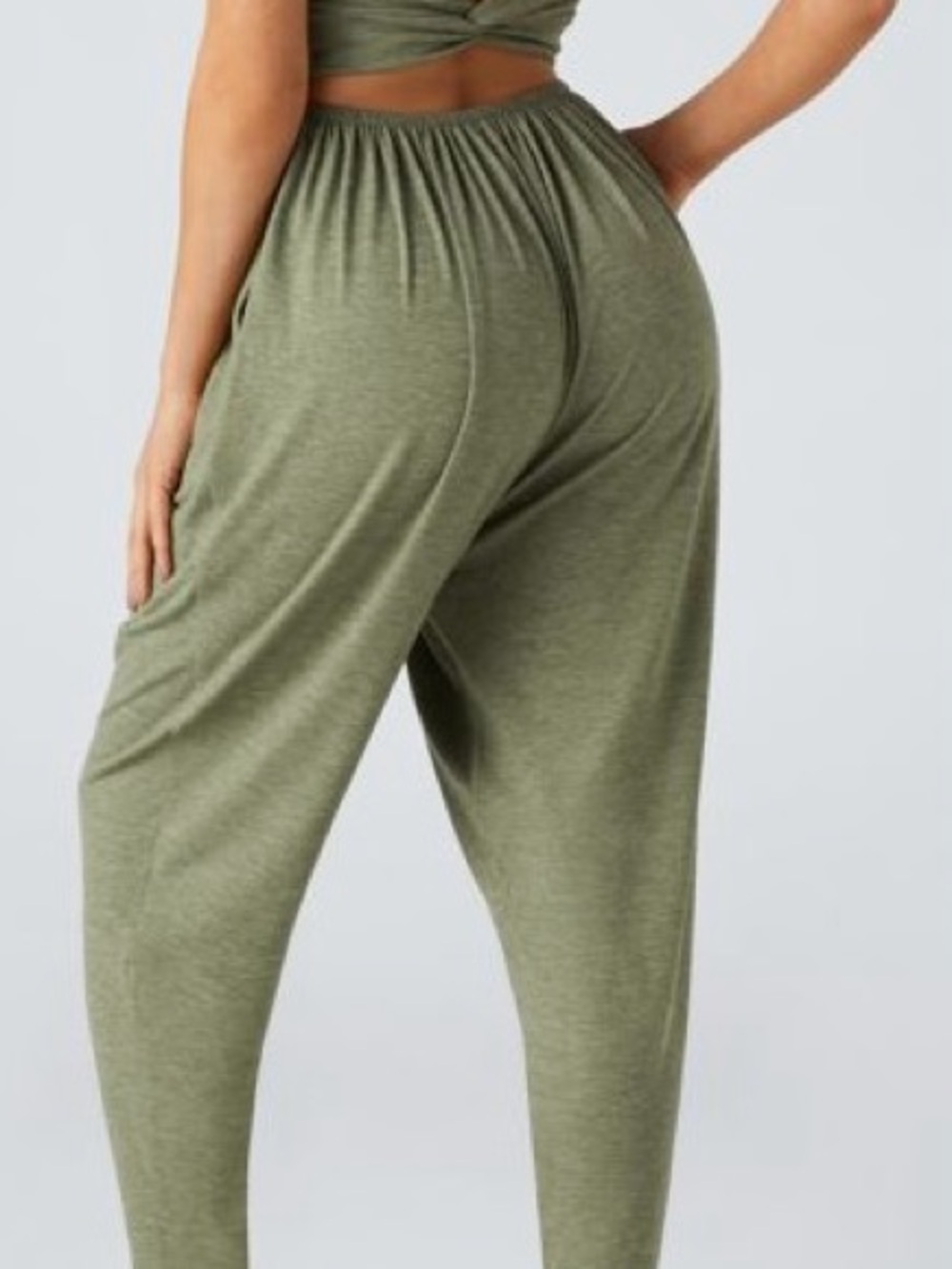 U Neck Pocket Harem Casual Jumpsuit-Easy Peezy Edition